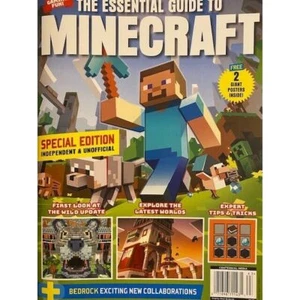 MINECRAFT essential guide NEW COLLABORATIONS 2 giant posters TIPS & TRICKS - Picture 1 of 2