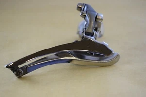 Desviador delantero de carretera Shimano Dura-Ace FD-7403 8 velocidades 1 1/8 - 28,6 mm plateado nuevo de stock - Imagen 1 de 9