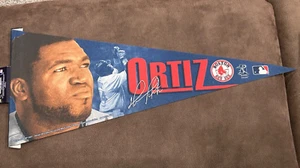 DAVID ORTIZ ~ Boston Red Sox 30" Pennant Banner 1 of 1500 ~ New - Picture 1 of 1