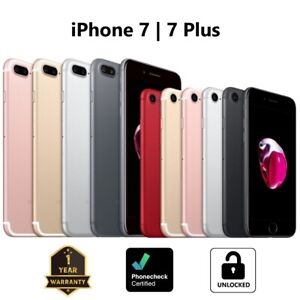 Apple iPhone 7 | 7 Plus - 32GB | 128GB | 256GB (Unlocked) Smartphone