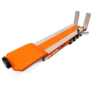 Metal 4-axle Trailers Electric Support Legs Tailgate for RC 1/14 Tractor Truck - Picture 1 of 3