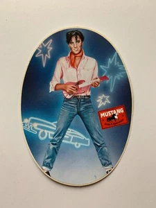 VINTAGE MUSTANG STICKER - ELVIS PRESLEY - Picture 1 of 1