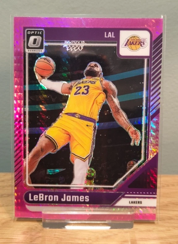 2024-25 Panini Donruss Optic LeBron James  #148 Pink Hyper Prizm - Image 1 of 1