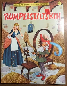 Vintage 1970's Rumplestiltskin Giant Coloring Book - Bild 1 von 5
