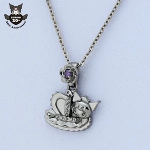 Sanrio Kuromi Necklace Crown Kuromi 20th Anniversary Black - Picture 1 of 5