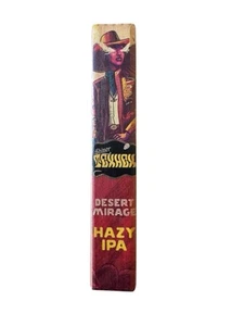 Seltener Shiner Texhex Desert Mirage Hazy IPA Holz Bier Zapfhahn Griff 8" - Bild 1 von 6