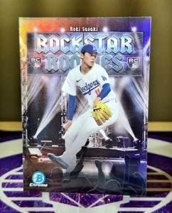 2025 BOWMAN BASEBALL ROCKSTAR ROOKIES ROKI SASAKI - Picture 1 of 1