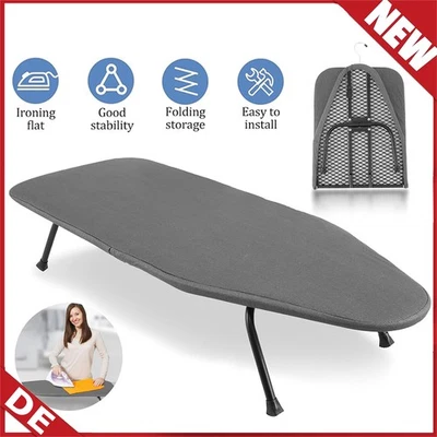 Mini Bügelbrett Haken Kleines Faltbares Bügeltisch mit Dick Gepolstertem Bezug - Bild 1 von 4