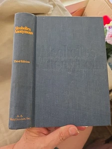 AA Alcoholics Anonymous 3rd Edition Big Book 26th Printing 1986 HC, No DJ - Picture 1 of 11