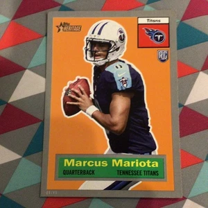 Marcus Mariota #10 RC 08/49 made 2015 Topps Heritage 5x7 his jersey # = eBay 1/1 - Picture 1 of 3