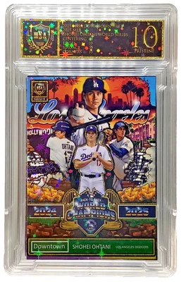 2025 DOWNTOWN #B3 -  Auto Shohei Ohtani - Graded HSA 10 Gem Mt -Very Nice Card - Image 1 of 2