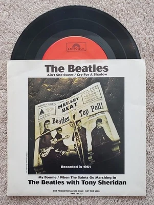 The Beatles EP BACKBEAT PRO-1113-7 Ain't She Sweet Promo W/Picture Sleeve - Image 1 of 4