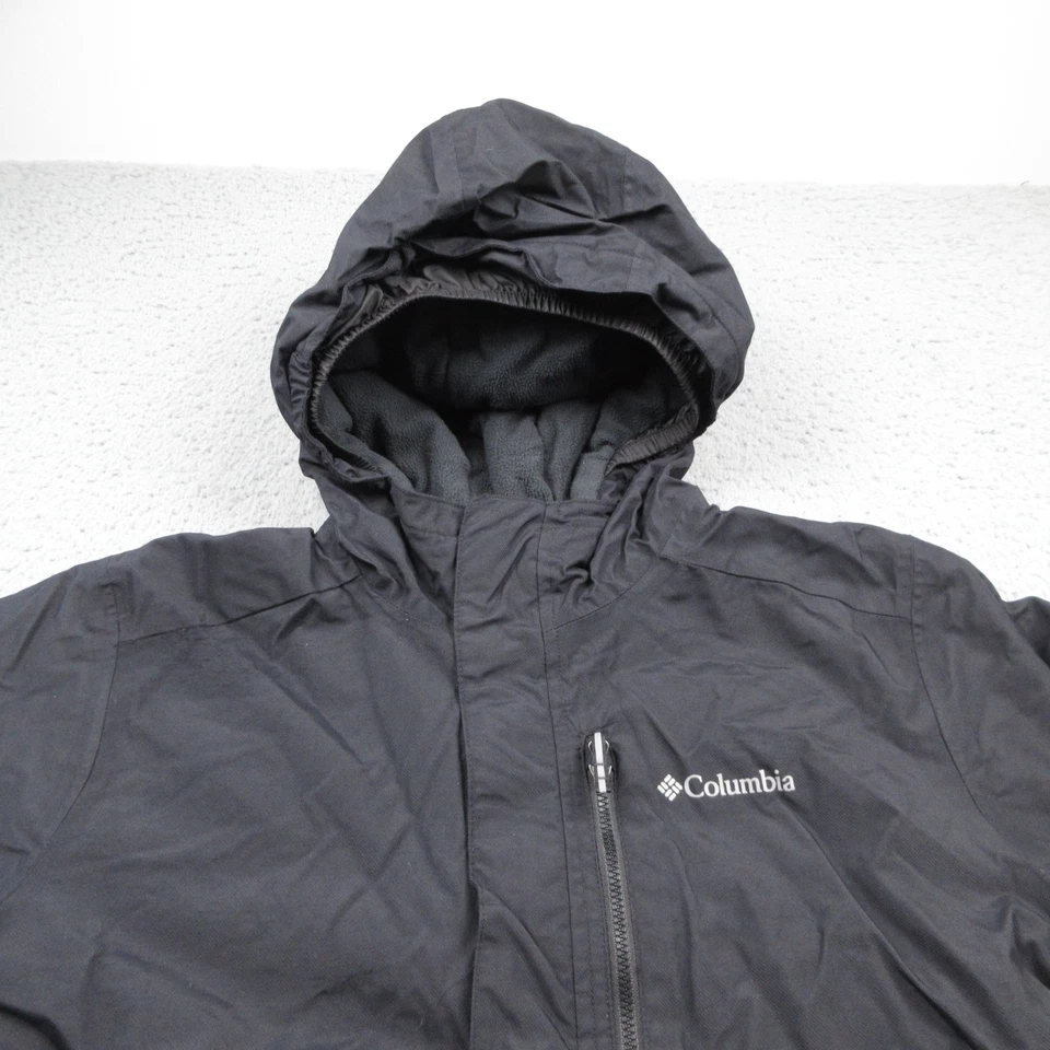 Chaqueta Columbia Niñas Grande (14-16) Negra Manga Larga Cremallera Completa Exterior Senderismo Foto 1 de 4