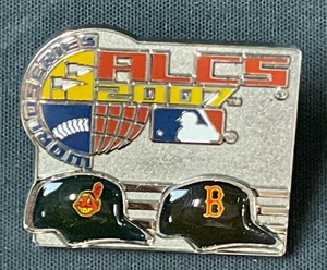 2007 ALCS Cleveland Indians Vs. Boston Red Sox Pin 3 3/4" World Series MLB NICE! - Picture 1 of 2