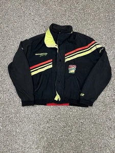 Chaqueta De Colección Años 90 Kyle Petty Racing Pit Crew Amarillo Suave Sabco Talla Grande EE. UU. - Imagen 1 de 8