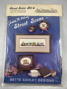STREET SCENE CROSS STITCH JUDITH M. KIRBY SET VOL. 1 BETTE ASHLEY DESIGNS - Picture 1 of 4