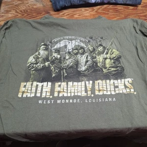 Duck Commander Shirt Men XL Brown Casual Uncle Si Hunting Southern - Picture 1 of 5