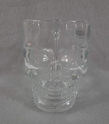 Taza de cerveza Old Chicago Pizza & Taproom Clear Skull 12 oz Foto 1 de 4
