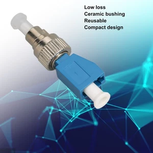 2x Fault Locator Fiber Adapter FC Male To LC Female SM 9/125 Hybrid Reusable NEW - Afbeelding 1 van 12