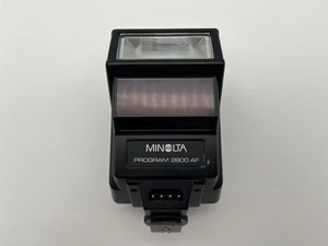Minolta Program 2800 AF Analogique Flash Sur Flash Lumière - Photo 1 sur 4