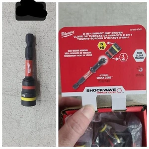 Milaulkee hex nut driver impact rated 5/16-1/4 reverse able - Picture 1 of 1