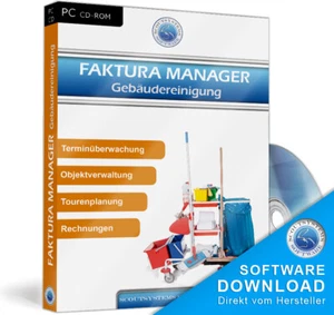 Software Gebäudereiniger,Programm für Fensterputzer,Reinigungsfirmen,Faktura EDV - Picture 1 of 12