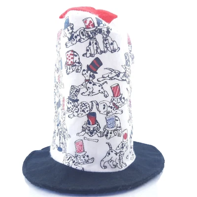 Vintage 90s 101 Dalmatians Tall Top Hat Walt Disney USA - Imagem 1 de 4
