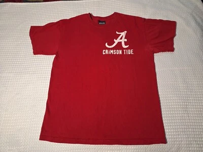 Alabama Crimson Tide College Football Red Cotton T-shirt Size M OVB Roll Tide - Image 1 of 4