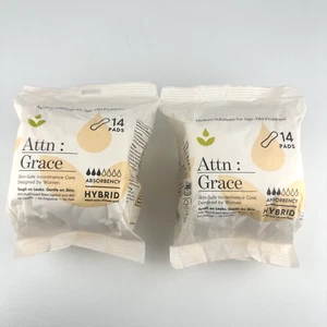 2er Pack - Attn: Grace Inkontinenz- und Wochenbetteinlagen 14Ct - Hybrid - Bild 1 von 4