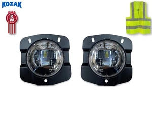 LED Fog Light- Pair Set (Left Side and Right Side) Kenworth T680 - Picture 1 of 7