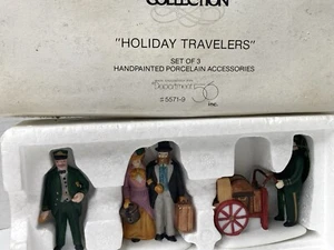 Department 56 Heritage Village Figuren HOLIDAY TRAVELLERS 3er Set 5571-9 Originalverpackt - Bild 1 von 16