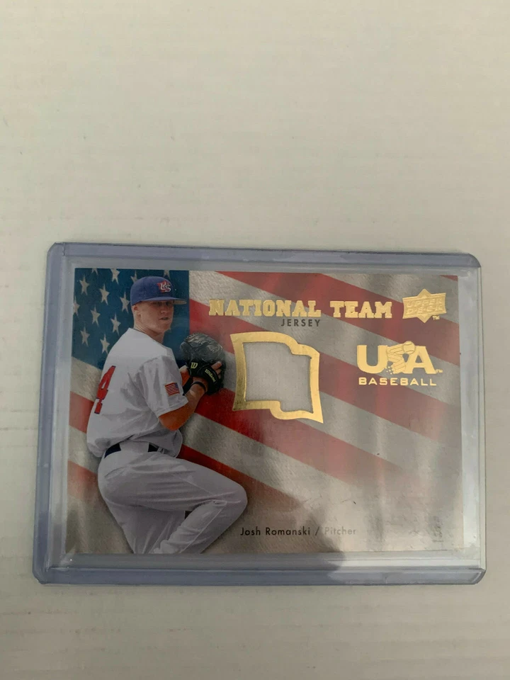 Josh Romanski 2008 Series 2 Jersey Card #USA-JR - Image 1 of 1