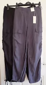 Ex M&S LIGHTWEIGT Modal Rich CARGO Pockets Trousers_ Various - Picture 1 of 27