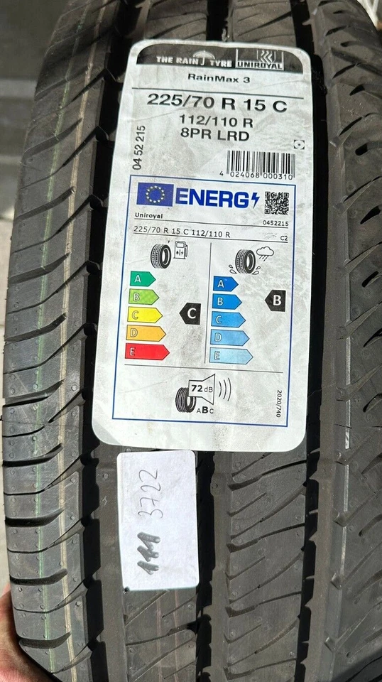 1x Sommerreifen Uniroyal RainMax 3 225/70 R15 112R Reifen NEU 225/70 R15 - Bild 1 von 1