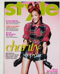 JOURDAN DUNN CHARITY SHOP CHIC OXFAM PRADA Style magazine 02 2009 JULIE BURCHILL - Picture 1 of 1