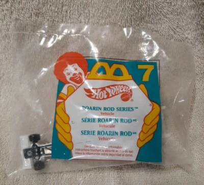 Vintage 1995- McDonald's Toy  - Hot Wheels - ROARIN ROD SERIES - #7 - Sealed  - Image 1 of 4