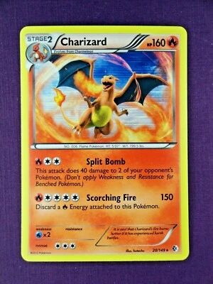 🔥HOLOGRAPHIC CHARIZARD🔥 | Holo B/W Boundaries Crossed Pokemon Card 20/149 | 📈 - Image 1 of 4