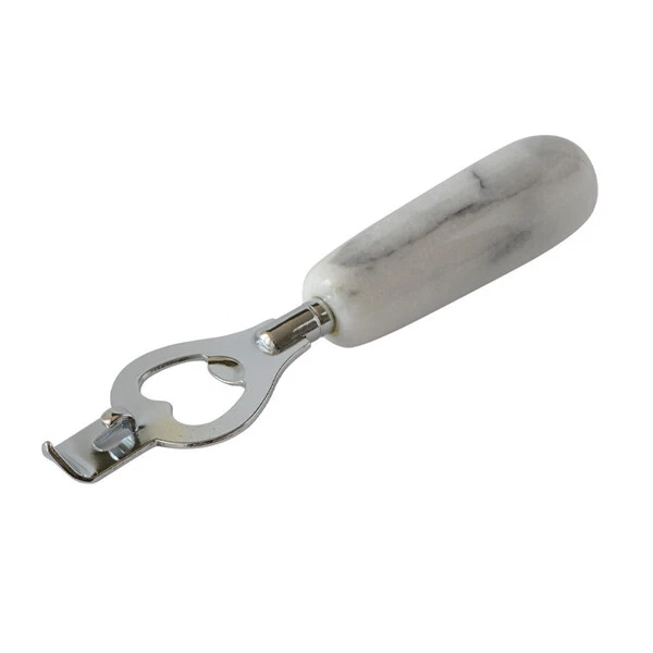 White Marble Bottle Opener Classic Design Art - Image 1 of 1