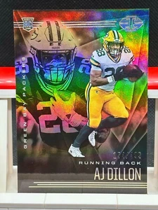 2020 Panini Illusions - AJ Dillon #26 (RC) - #/499 - Green Bay Packers - Picture 1 of 3