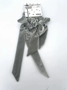 Scunci 2 Stück Scuchies Grau Schleife Design - Bild 1 von 2