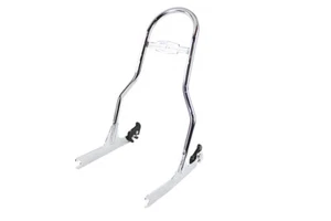 One Piece Sissy Bar Chrome fits Harley Davidson - Picture 1 of 4
