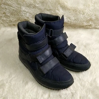 Lacoste Womens sz 9 Rundle Snow Boots Sneaker Blue Hook & Loop Straps - Image 1 of 4