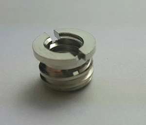 X1 3/8" to 1/4" Camera / Monopod / Tripod Screws Adaptor Bushing Bushes From UK - Picture 1 of 3