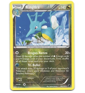 Pokemon 2013 Light Play Kingdra 84/116 Plasma Freeze REVERSE Card - Picture 1 of 1