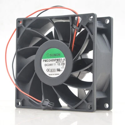 SUNON PMD2409PMB1-A  24V 12.2W 92×92×38MM 2Pin Inverter Cooling Fan - Image 1 of 4