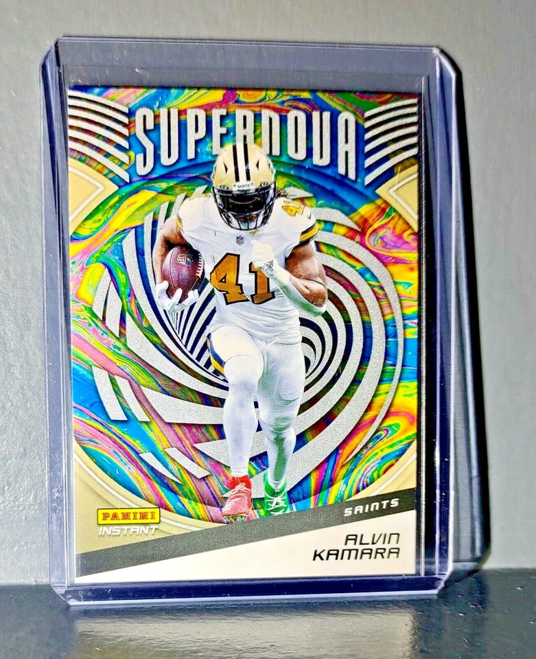 Alvin Kamara 2021 Panini NFL Instant Supernova #16 Football Card 1 of 3357 - Image 1 of 2