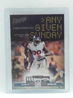 Jason Pierre-Paul 2021 Prestige Football - Any Given Sunday - New York Giants - Image 1 of 2
