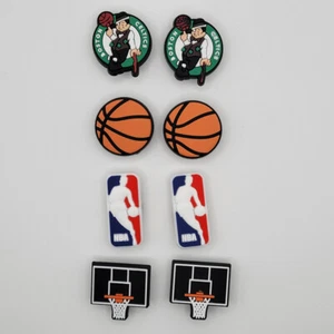 NBA Boston Celtics Basketball Team For Crocs Shoe Charms - 8 Pieces - Picture 1 of 1