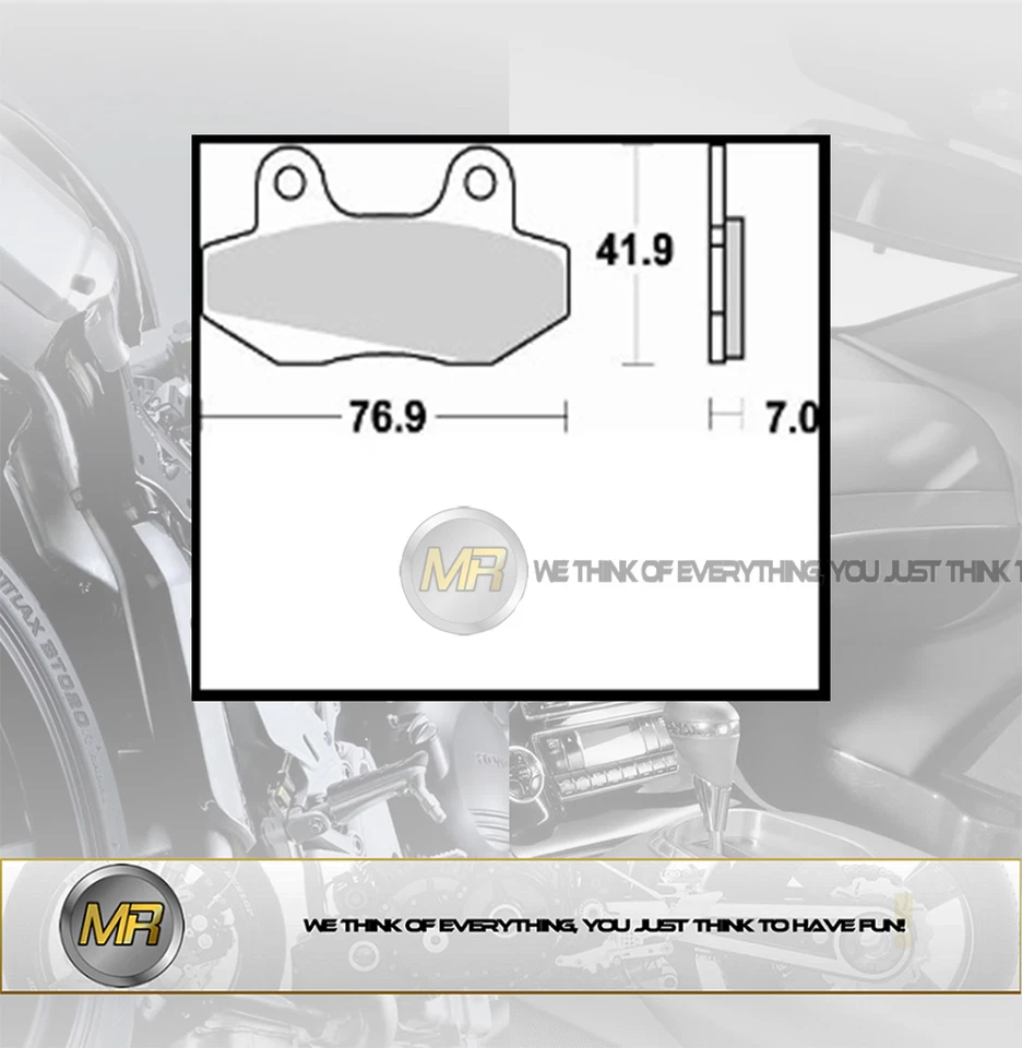 PER HONDA NSR 50 DAL 1987 AL 1992 COPPIA PASTIGLIE FRENO ANTERIORI BRAKING SEMI Foto 1 de 1