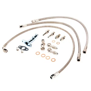 6AN Oil & Water Line Kit w/ IHI RHB5 VI58 & MAZDA MIATA MX-5 323 Engine - Picture 1 of 4